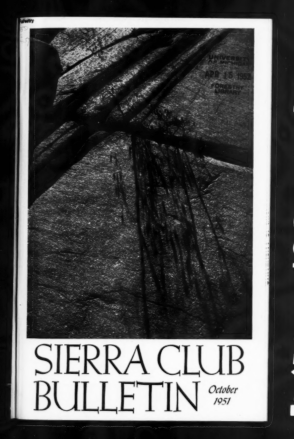 Sierra Club Bulletin 1951 Vol 36 No 8 October thumbnail